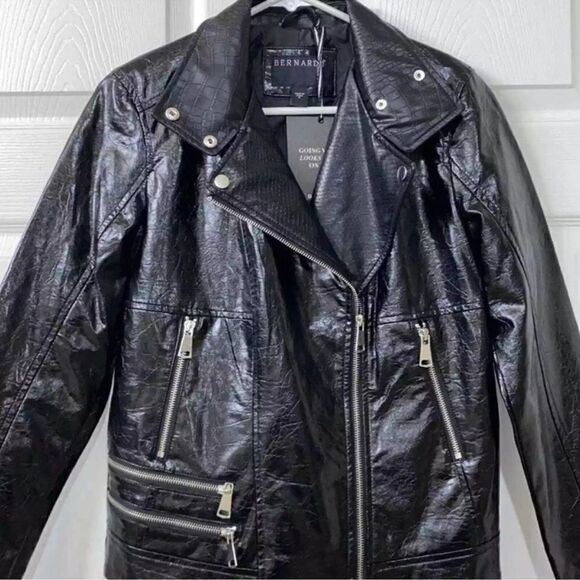 Bernardo Black Faux Leather
Jacket(Size Small) - Picture 6 of 8